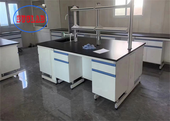 Buen precio Banco de trabajo de laboratorio de química Tailandia con seguridad gabinetes múltiples materiales resistentes al fuego DTC105 DEG bisagras en línea