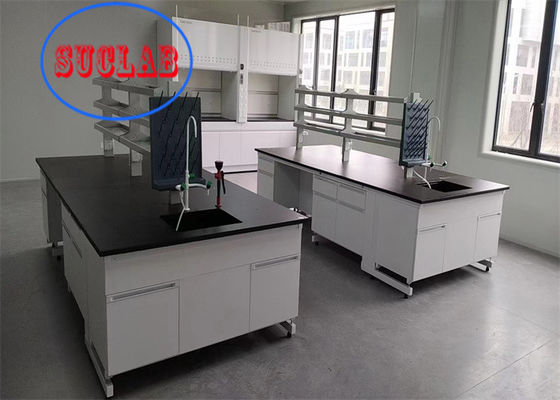Buen precio C Cuadro Multi Cabinets Resina Fenolica Laboratorio de Química Banco de trabajo de laboratorio Banco de isla Precio con bisagras DTC105 DEG en línea