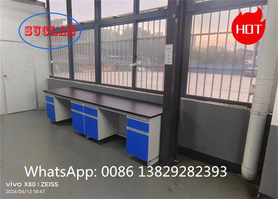 Buen precio Fabricantes de tablas de laboratorio con bisagras DTC105 DEG y plataforma de trabajo de resina fenólica en línea