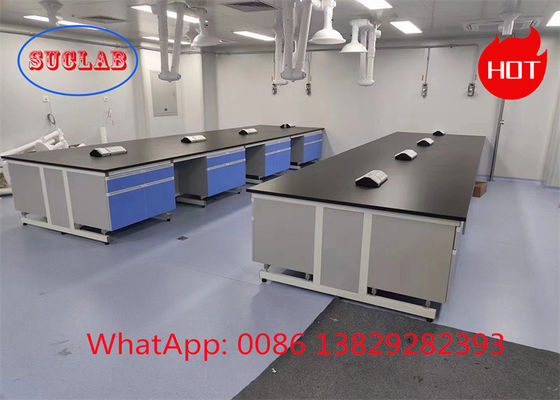 Buen precio Los bancos de laboratorio resistentes a los químicos más fuertes con tapas de laminado a prueba de corrosión en línea