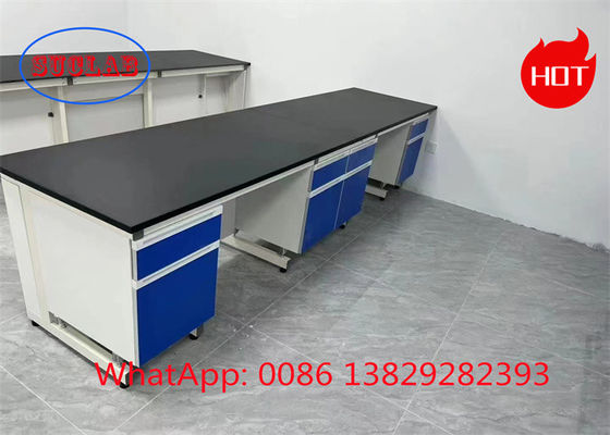 Buen precio Diseño de banco de trabajo de laboratorio de química resistente al fuego con ensamblaje de marco en C para una mayor seguridad en línea