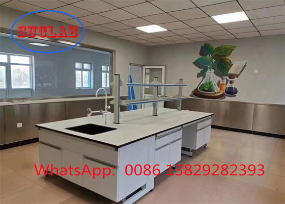 Buen precio Trabajo de laboratorio de química resistente al fuego Bancos y gabinetes y bisagras DTC105 DEG Trabajo de laminado resistente a productos químicos en línea