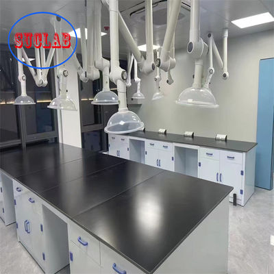 Buen precio Diseño de muebles de laboratorio de química de PP integrado Solución de almacenamiento de Hong Kong en línea