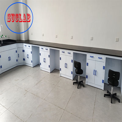 Buen precio Muebles de almacenamiento de laboratorio resistentes a los químicos hechos de madera de acero y PP en línea