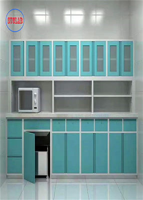 Buen precio Resistente a la corrosión multicolor del hospital de los muebles de acero llenos del laboratorio en línea