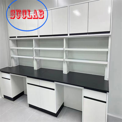 Buen precio Rectangular Química Modular Banco de laboratorio Precio con dimensiones personalizables L * 1500/750 W * 800/850mm H Epoxy Resin Sink en línea