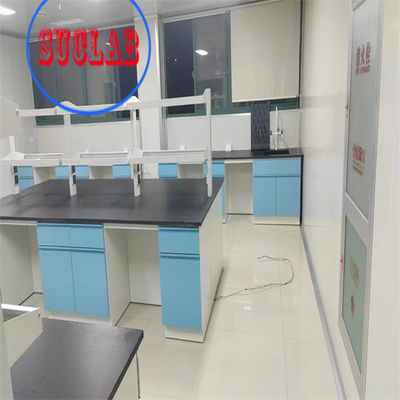 Buen precio Resistencia a los productos químicos Muebles de laboratorio de química Modular Función de seguridad del banco de trabajo de laboratorio OEM/ODM Aceptable en línea