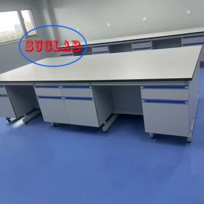 Buen precio Mejora el rendimiento de tu laboratorio con madera de acero C-Frame Laboratorio de Química Banco de trabajo Muebles de laboratorio químico en línea