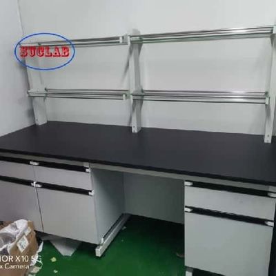 Buen precio Fabricantes de bancos de laboratorio de química personalizados con enchufe multifuncional y grifo de núcleo de válvula cerámica en línea