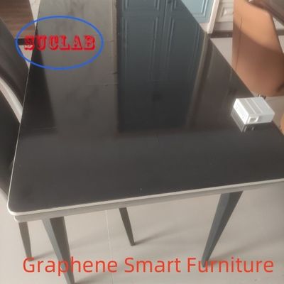 Buen precio Rango de temperatura de 25 a 60 grados centígrados Calentamiento de grafeno Mesa de oficina de mesa con zonas de calefacción múltiples y protección contra el sobrecalentamiento en línea