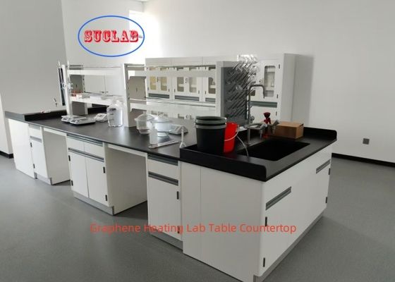 Buen precio Producción profesional Banco de laboratorio de química Banco de laboratorio de calefacción de química Bancos de laboratorio de Hong Kong Multifuncional y cubierta de protección en línea