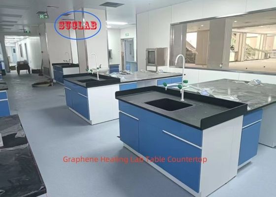 Buen precio Manija lineal sin soldar Banco de laboratorio de química Casos de laboratorio calientes con enchufe multifuncional y DTC de 16 pulgadas Silent Rail en línea