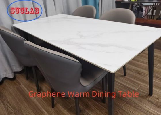 Buen precio Experiencia de comedor elegante con control manual y calefacción Funriture Graphene Mesa de comedor caliente en línea