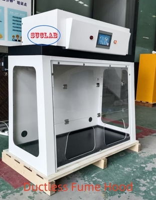 Buen precio Sash Opening Vertical Sliding Ductless Fume Hood Manufacturer with ≥99.99% Filter Efficiency en línea