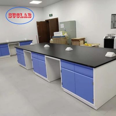 Buen precio Diseño de banco de laboratorio de acero gabinete de base de acero completo para uso de laboratorio escolar en línea