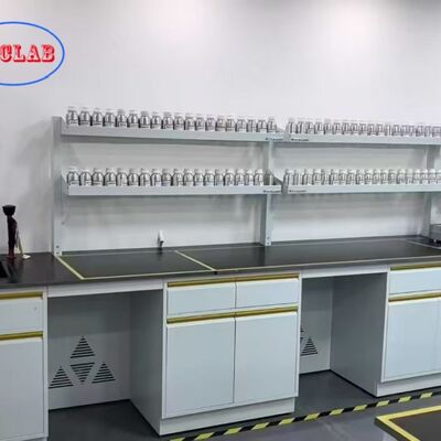 Buen precio Modular Chemistry Lab Benches White/Blue/Yellow/Black Options for Chemistry Laboratories en línea