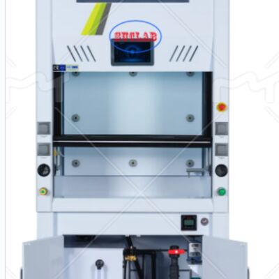 Buen precio Capuchón de humos químicos de bajo ruido con sistema de lavado húmedo y flujo de aire de 400 m3/h e iluminación LED en línea