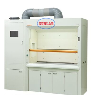 Buen precio Fabricantes de campanas extractoras de laboratorio montadas en la pared con tanque depurador Bajo nivel de ruido y flujo de aire horizontal en línea