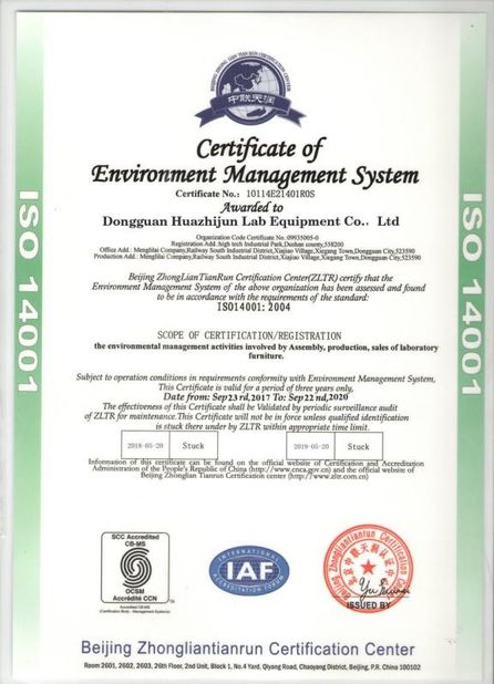 China Jiangxi Huazhijun Technology Co., Ltd certificaciones